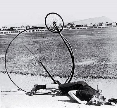An unfortunate but likely mistake on the Penny-Farthing